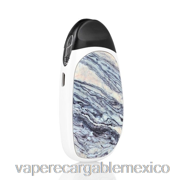 Vape Recargable Aspirar Cobble Aio Pod Kit Mármol Oscuro